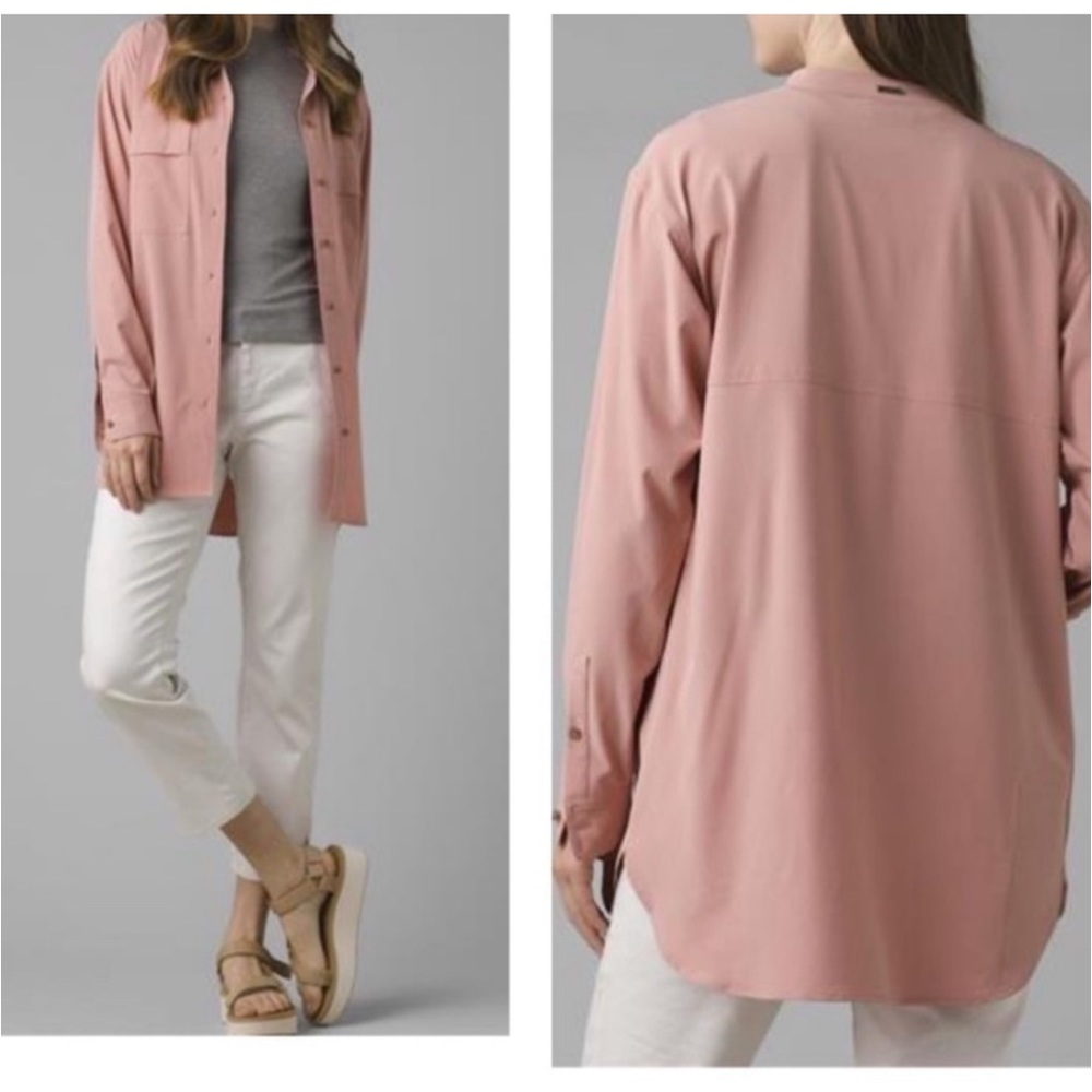 NWT -‎ Prana Railay Tunic Shirt In Cloud Blush